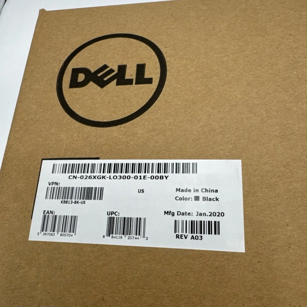Dell KB813 (KB813BKUS) Smartcard Wired Keyboard - Black new